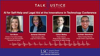 LSC Talk Justice Podcast - Episode 76 - AI for Self-Help and Legal Aid