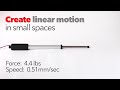 morai motion inline nexus micro linear actuator 6 inch stroke