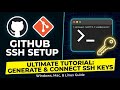 4. How to Install Git and Setup GitHub SSH Authentication on Windows - Git, SSH & Git Bash Tutorial