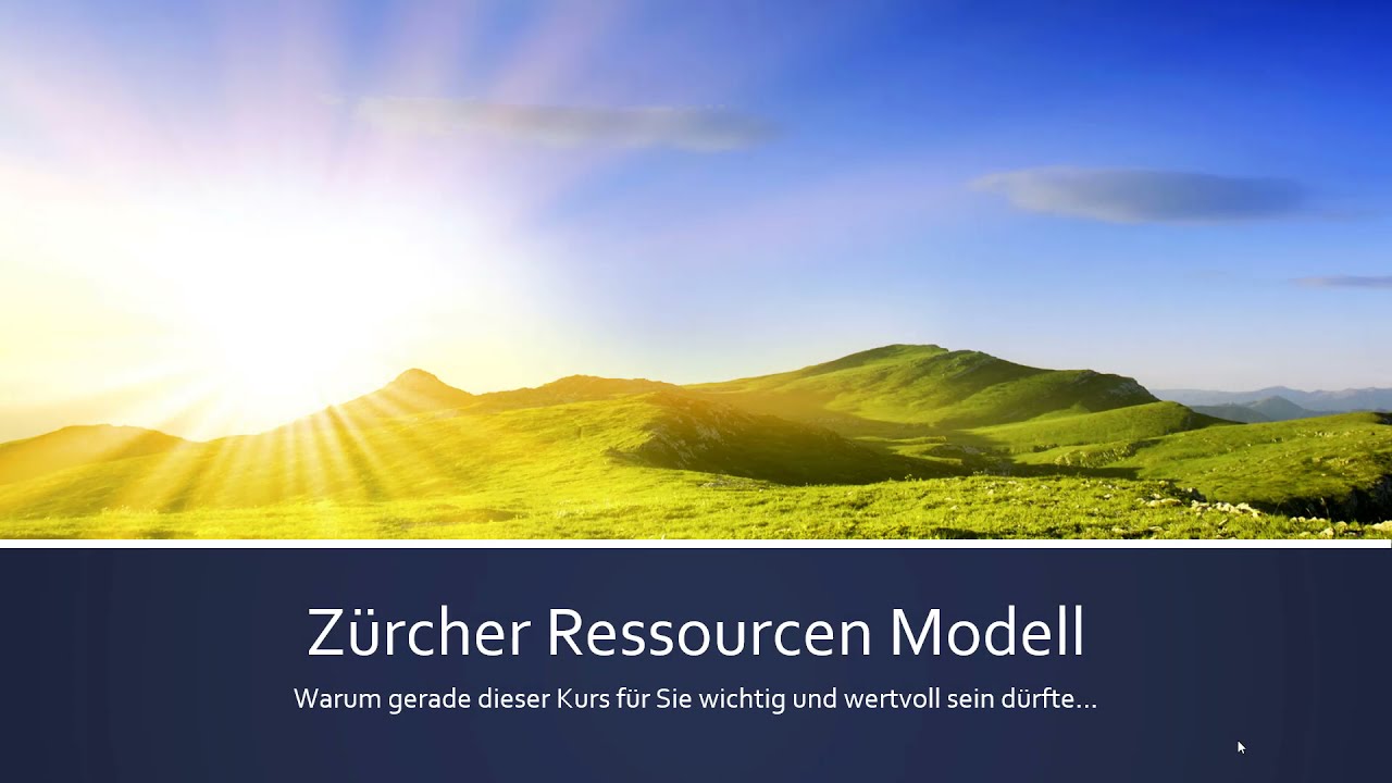 Zürcher Ressourcen Modell - Kurzvorstellung - YouTube