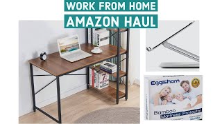 AMAZON HAUL 2 | Best Work From Home Solutions! IBAMA Desk, Laptop Stand | Softest Mattress Protector