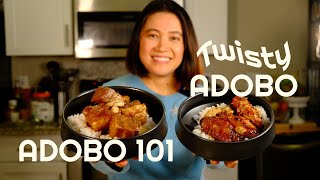 FILIPINO ADOBO 101 and Twisty ADOBO | ASMR | QUICK FAMILY or STUDENT BUDGET MEAL |