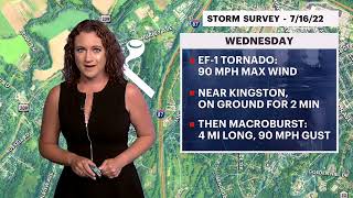 NWS confirms EF-1 tornado touched down in Ulster County