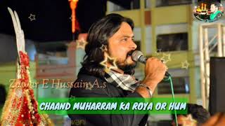Azadar Aza khanay Main Aao || Irfan Haider || Muharram || New Whatsapp Status Nohaa