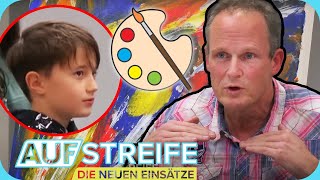 Mein Sohn ist ein GENIE: Wird Adrian (8) zum Malen von Bildern ausgenutzt? 🧑🏻‍🎨| Auf Streife | SAT.1