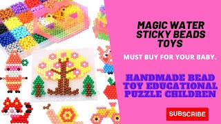 Magic Water Sticky Beads Toys #shorts