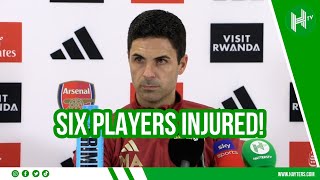 I HOPE they're all fit! | Mikel Arteta on Arsenal injury CRISIS!