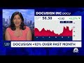 three stock lunch biogen docusign u0026 gap