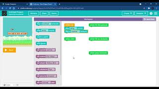 how to make flappy bird on code org