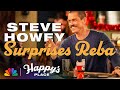 Steve Howey's Reunion with Reba and Melissa Peterman | Happy's Place | NBC