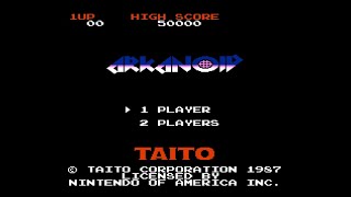 Arkanoid (NES) Full Gameplay / Walkthrough No Commentary