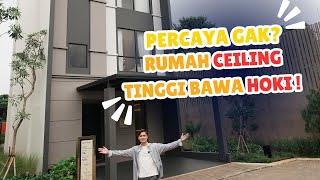 Rumah Ceiling tinggi bawa Hoki, Percaya Gak? I Altea Boulevard Cibubur