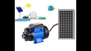 RIPS Riya Solar Powered Water Pump Monoblock (12V dc-180W-15M/48F Head-1500Lt/Hr- 0.75\