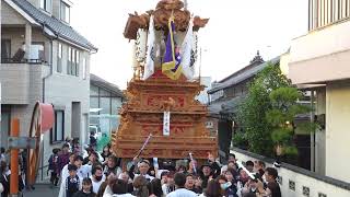 西条祭り 2023 加茂川土手　岸陰