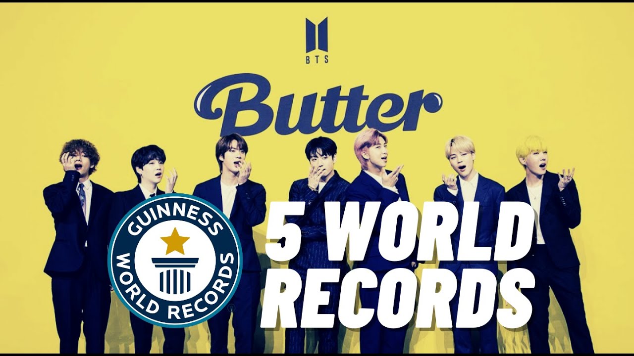 5 Guinness World Records By BTS -Butter- - YouTube