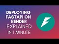 How To Deploy FastAPI On Render (2025)
