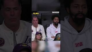 Spencer Dinwiddie SPOTTED at Lakers game with Rob Pelinka!👀