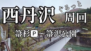 西丹沢周回  箒杉駐車場〜箒沢公園橋