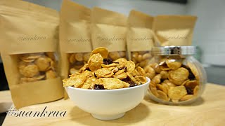 แจกสูตร คาราเมลคอนเฟลก ทำกินได้ ทำขายก็เริศ I caramel cornflakes I