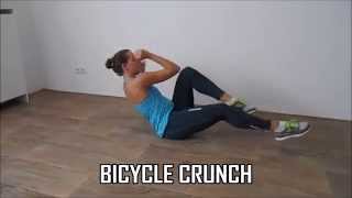 Crunches ab workout – Flat your belly with 10 variations