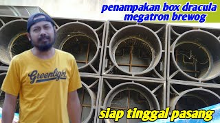 penampakan box megatron brewog, siap untuk dipasang