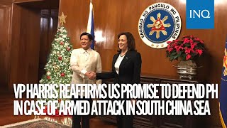 VP Harris reaffirms US promise to defend PH in case of armed attack in South China Sea