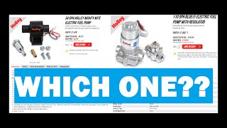 Holley Mighty Might VS Blue Fuel Pump Review