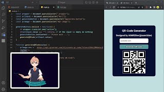 ASMR Programming - JavaScript QR Code Generator - No Talking