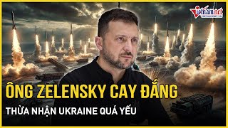 Tổng thống Zelensky cay đắng thừa nhận Ukraine quá yếu để tái chiếm lãnh thổ | Báo VietNamNet