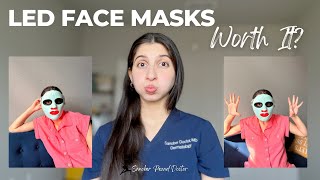 Trying the Viral Skincare QURE LED Face Mask I Red Light TherapyI Dr. Sanober Pezad Doctor