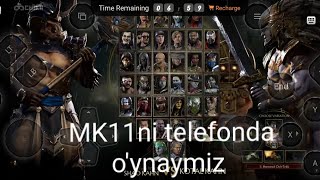 Mortal kombat 11 ni android telefonda o'ynadhni o'rganamiz, SHAOKAN vs KOTALKAN