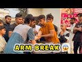 Arm Break in Arm Wrestling 😱 Arm Wrestling Challenge 💪 Smart Boyz