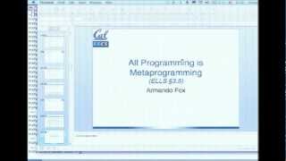 SaaS. 3.5 - Ruby Metaprogramming