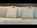 giovani fabric contemporary sofa cream