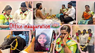 Office Inauguration 😍||Blessed and Grateful Day!🥰||SPURTHI VLOGS||