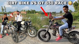 Zeeshan Challenged me for Race 😳 Dirt Bike Vs Gt 650 🔥 Kon jeetega 😱