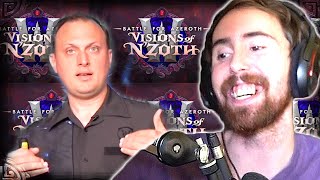 Asmongold REACTS to Visions of N'zoth REVEAL | Patch 8.3 Announcement with Ion Hazzikostas