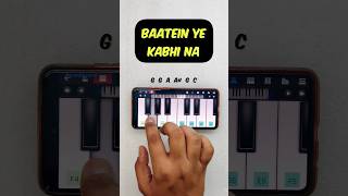 Baatein Ye Kabhi Na | Slow Piano Tutorial