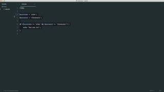 PHP Basics: IF statements and operators: Logical operators (15/35)