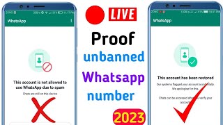 WhatsApp number banned solution 2023|WhatsApp banned number problem solve 2023
