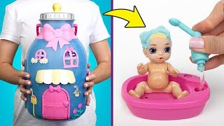 Sam y Su abren Baby Born Surprise : el kit de Baby Bottle House! 🍼