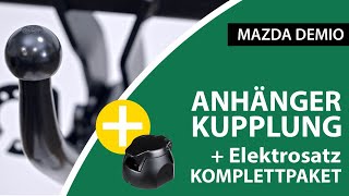 Anhängerkupplung starr MAZDA DEMIO  | GDW Komplettsatz + Montage von Rameder