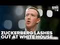 Zuckerberg claims White House pressured Facebook on COVID-19 content during the pandemic