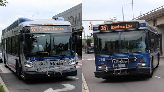 CT Transit: 2007 New Flyer D40LF \u0026 2021 New Flyer XE40 NG Action (+ Others) at Stamford Station