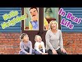 Hello Neighbor in Real Life in the Frozen Dark! | DavidsTV