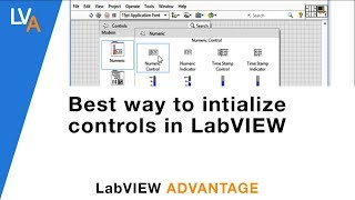 Best way to initialize controls in LabVIEW