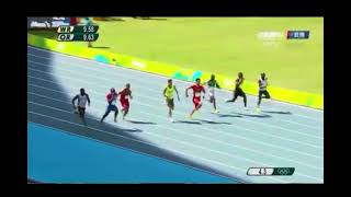 【陸上】リオデジャネイロ2016五輪　男子100m予選第3組