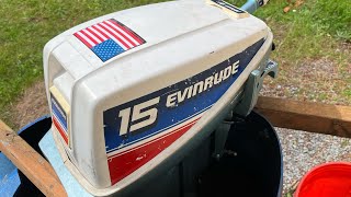 1980 Evinrude 15hp American Made 2stroke