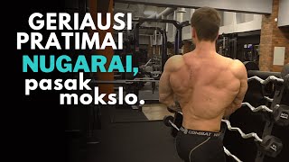 Geriausi pratimai NUGARAI, pasak mokslo