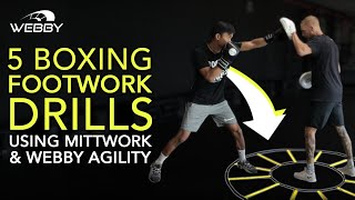 Top 5 Essential Footwork & Padwork Drills For Creating Angles In Boxing Using Webby Agility